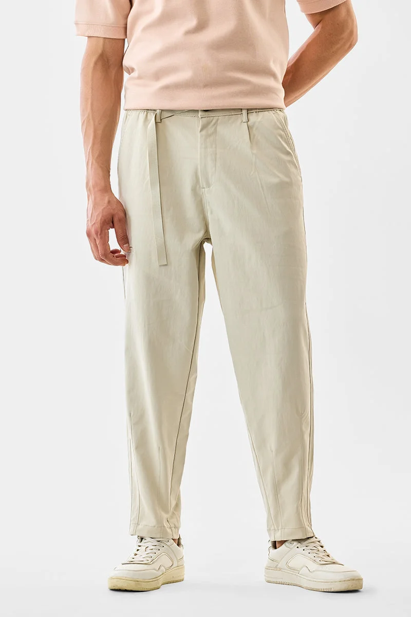 سنيتش بنطلون قطن % بقصة ضيقة